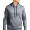 Sport-Tek PosiCharge Sport-Wick Heather Fleece Hooded Pullover. ST264 - Image 3