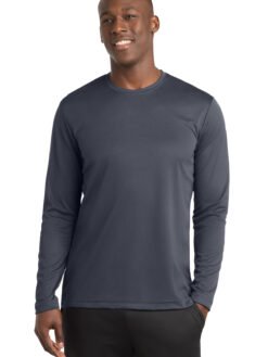 Alternative view of Sport-Tek ®  PosiCharge ®  RacerMesh ®  Long Sleeve Tee. ST340LS