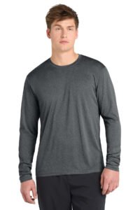 Sport-Tek Long Sleeve Heather Contender Tee. ST360LS