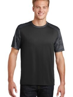 Alternative view of Sport-Tek ®  CamoHex Colorblock Tee. ST371