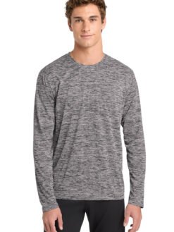 Sport-Tek ® PosiCharge ® Long Sleeve Electric Heather Tee. ST390LS