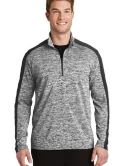 Sport-Tek ® PosiCharge ® Electric Heather Colorblock 1/4-Zip Pullover. ST397