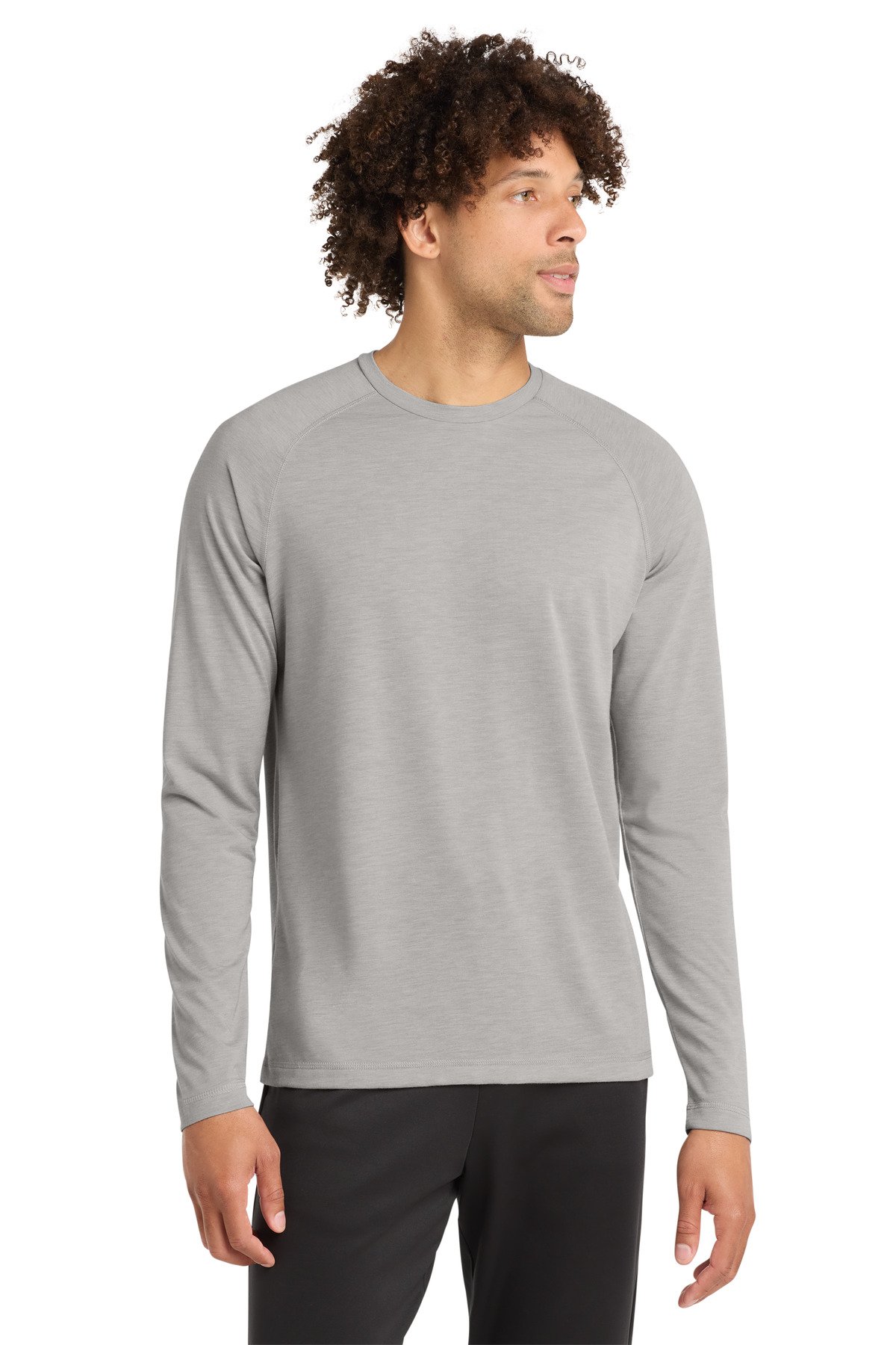 Sport-Tek ® PosiCharge ® Long Sleeve Tri-Blend Wicking Raglan Tee ST400LS - Image 4