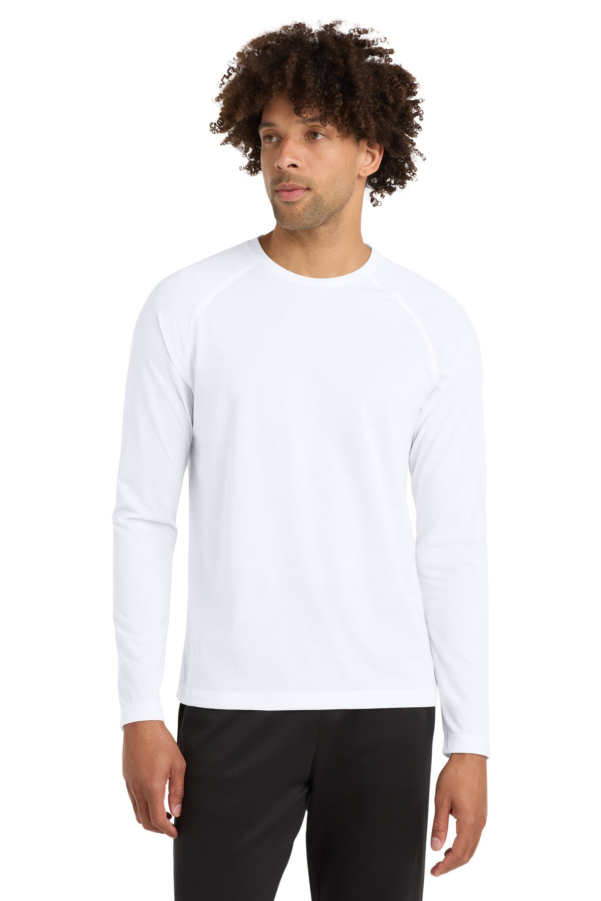 Sport-Tek ® PosiCharge ® Long Sleeve Tri-Blend Wicking Raglan Tee ST400LS - Image 9