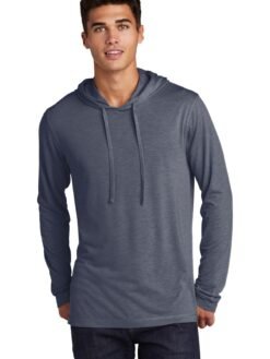Alternative view of Sport-Tek  ®  PosiCharge  ®  Tri-Blend Wicking Long Sleeve Hoodie ST406