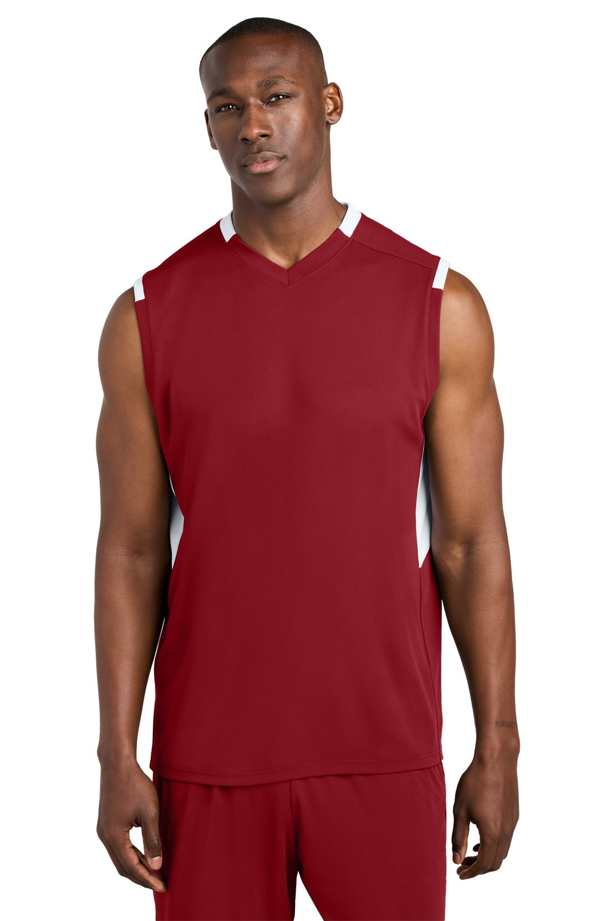 Sport-Tek ® Club Sleeveless V-Neck ST441 - Image 2