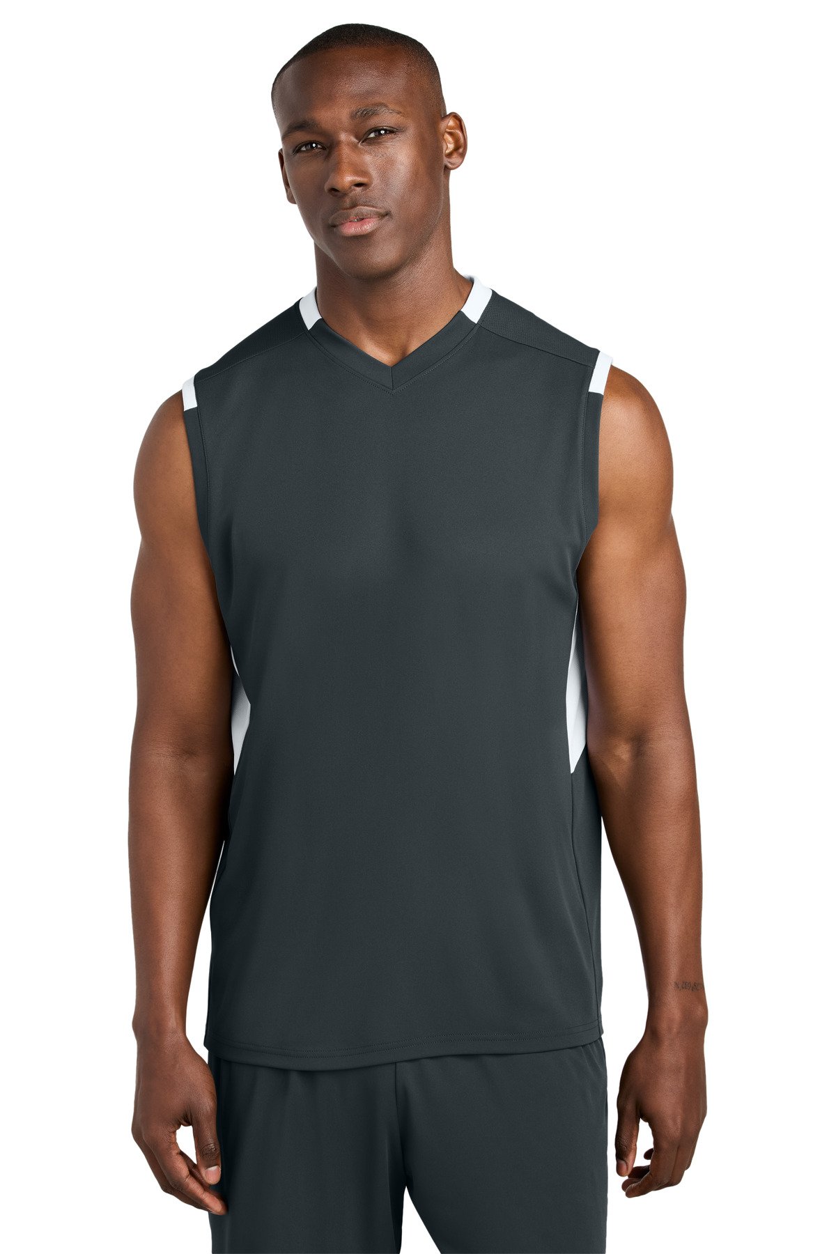 Sport-Tek ® Club Sleeveless V-Neck ST441 - Image 3