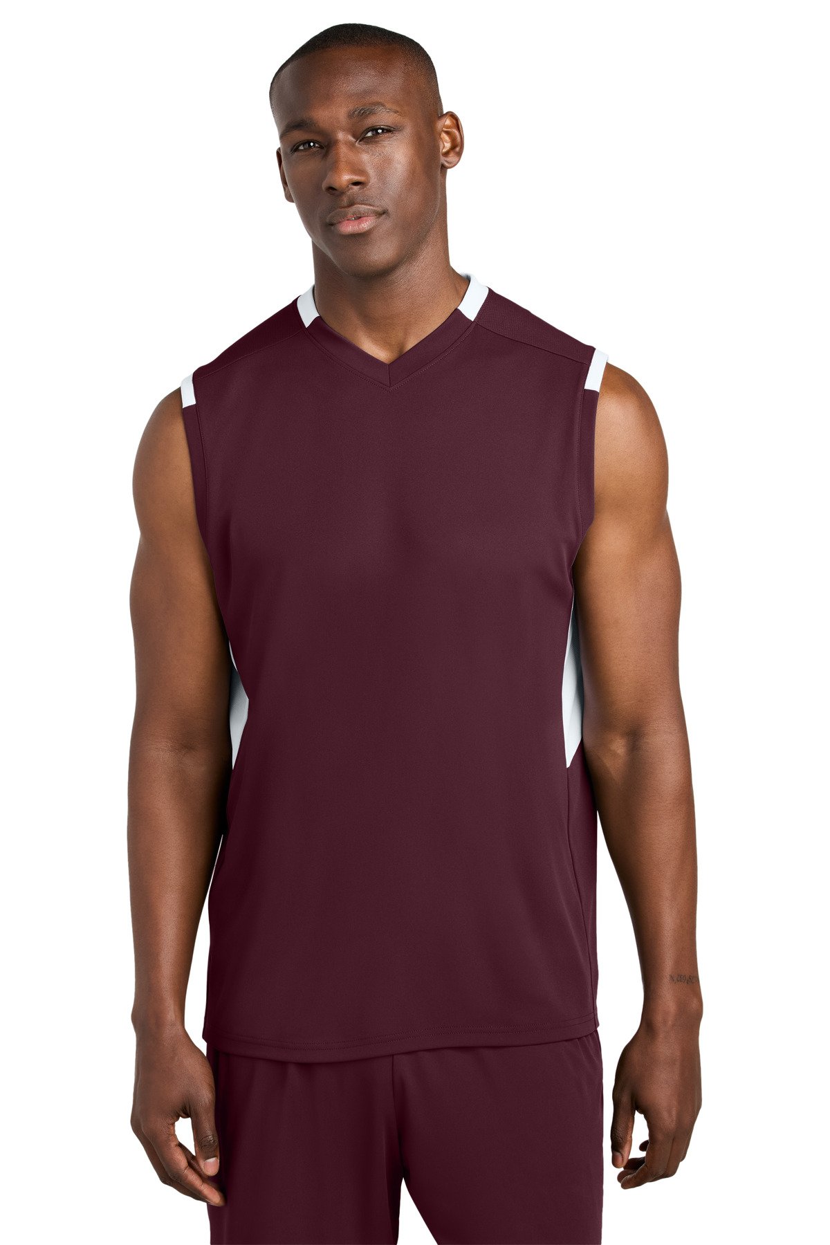 Sport-Tek ® Club Sleeveless V-Neck ST441 - Image 4