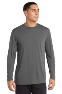 Alternative view of Sport-Tek Long Sleeve PosiCharge Competitor Cotton Touch Tee. ST450LS