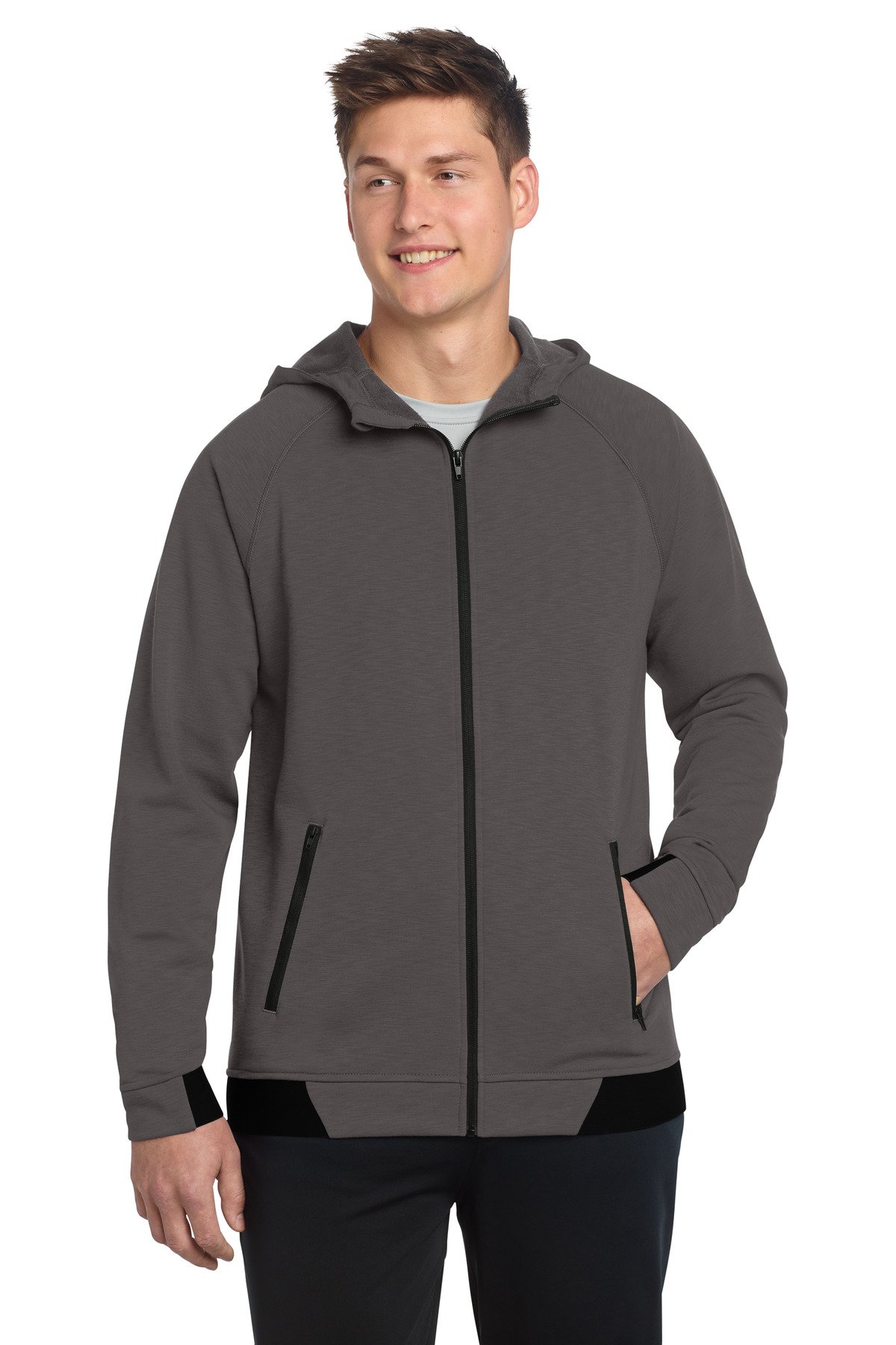 Sport-Tek PosiCharge Strive Hooded Full-Zip ST570 - Image 2