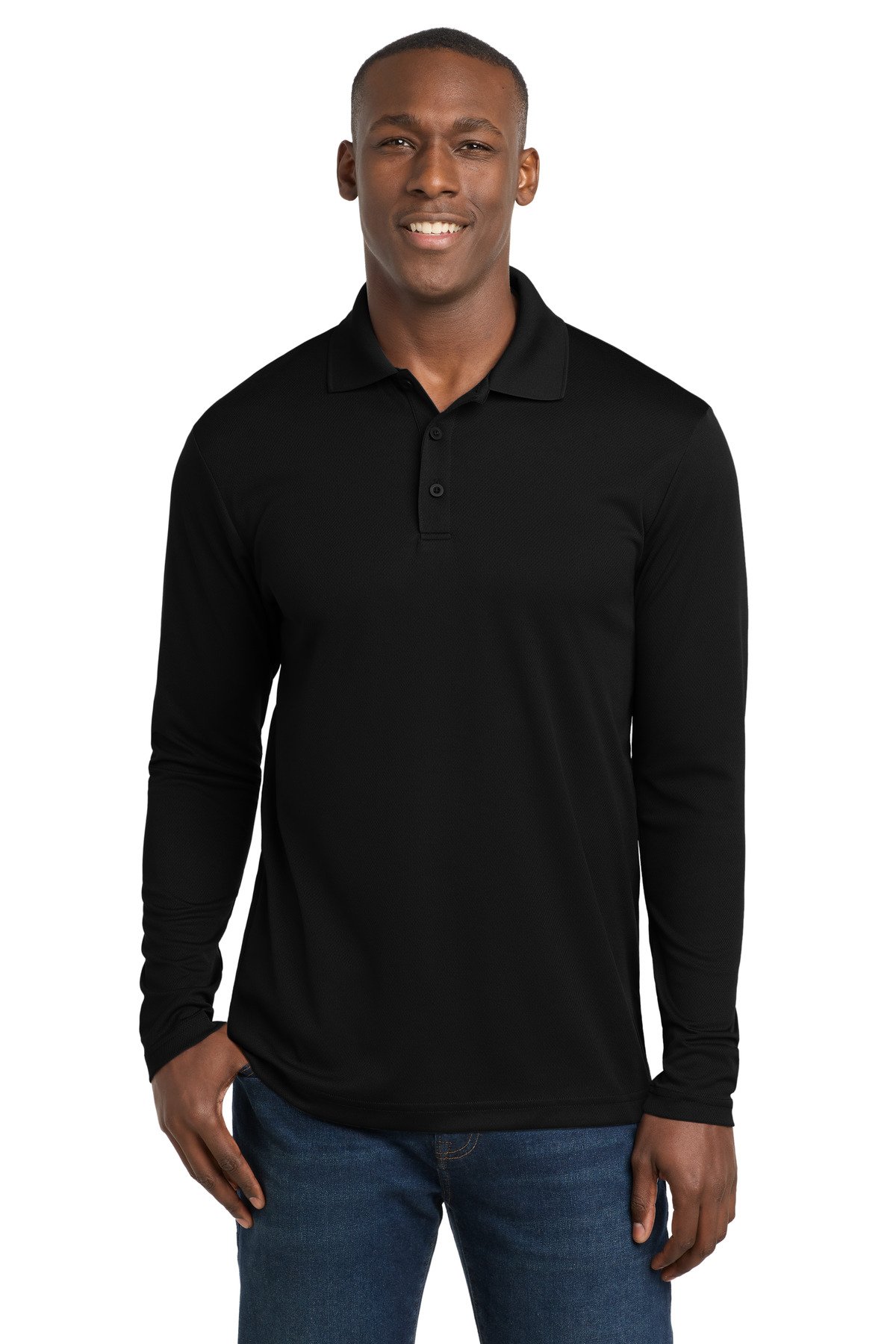 Sport-Tek PosiCharge RacerMesh Long Sleeve Polo. ST640LS