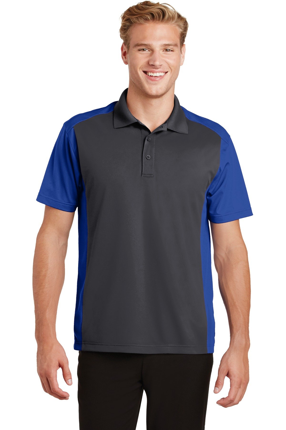 Sport-Tek Colorblock Micropique Sport-Wick Polo. ST652 - Image 7