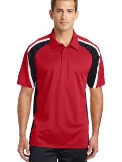 Alternative view of Sport-Tek ®  Tricolor Micropique Sport-Wick ®  Polo. ST654