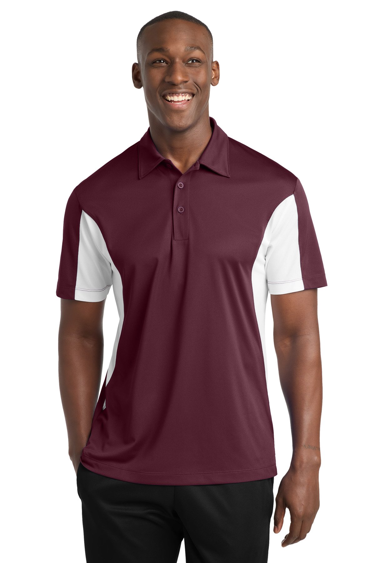 Sport-Tek ® Side Blocked Micropique Sport-Wick ® Polo. ST655 - Image 5