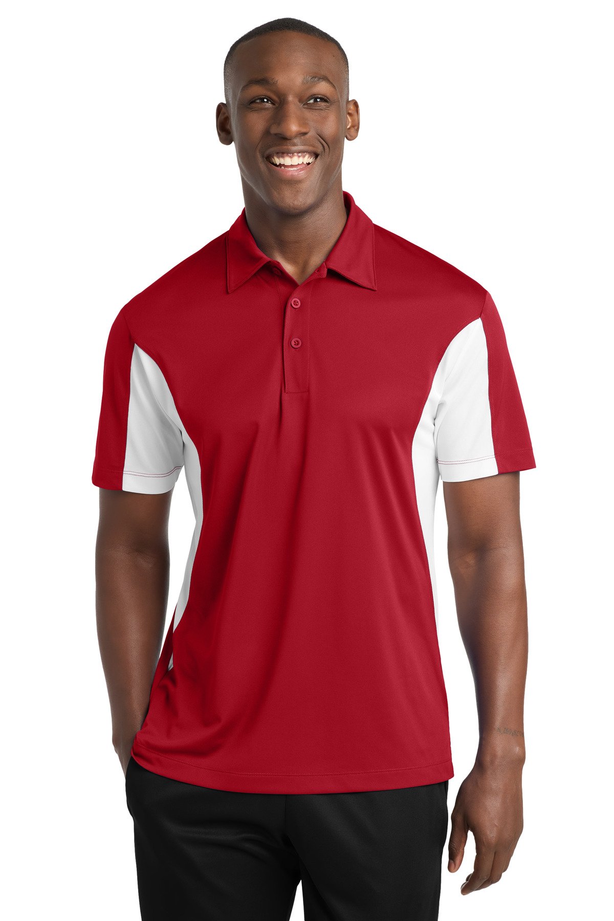 Sport-Tek ® Side Blocked Micropique Sport-Wick ® Polo. ST655 - Image 9