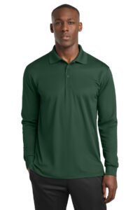 Alternative view of Sport-Tek Long Sleeve Micropique Sport-Wick Polo. ST657