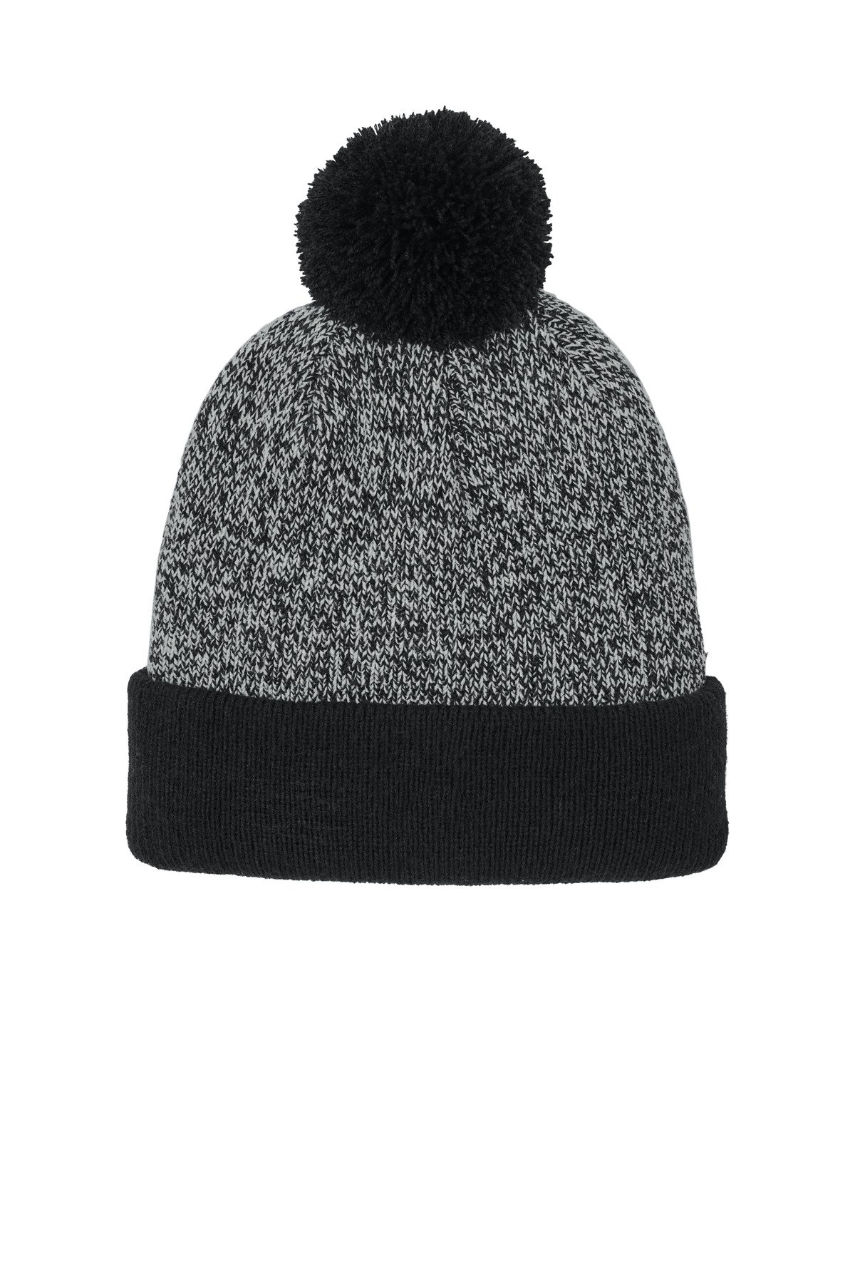 Sport-Tek ® Halftime Heather Pom Beanie STC68 - Image 3