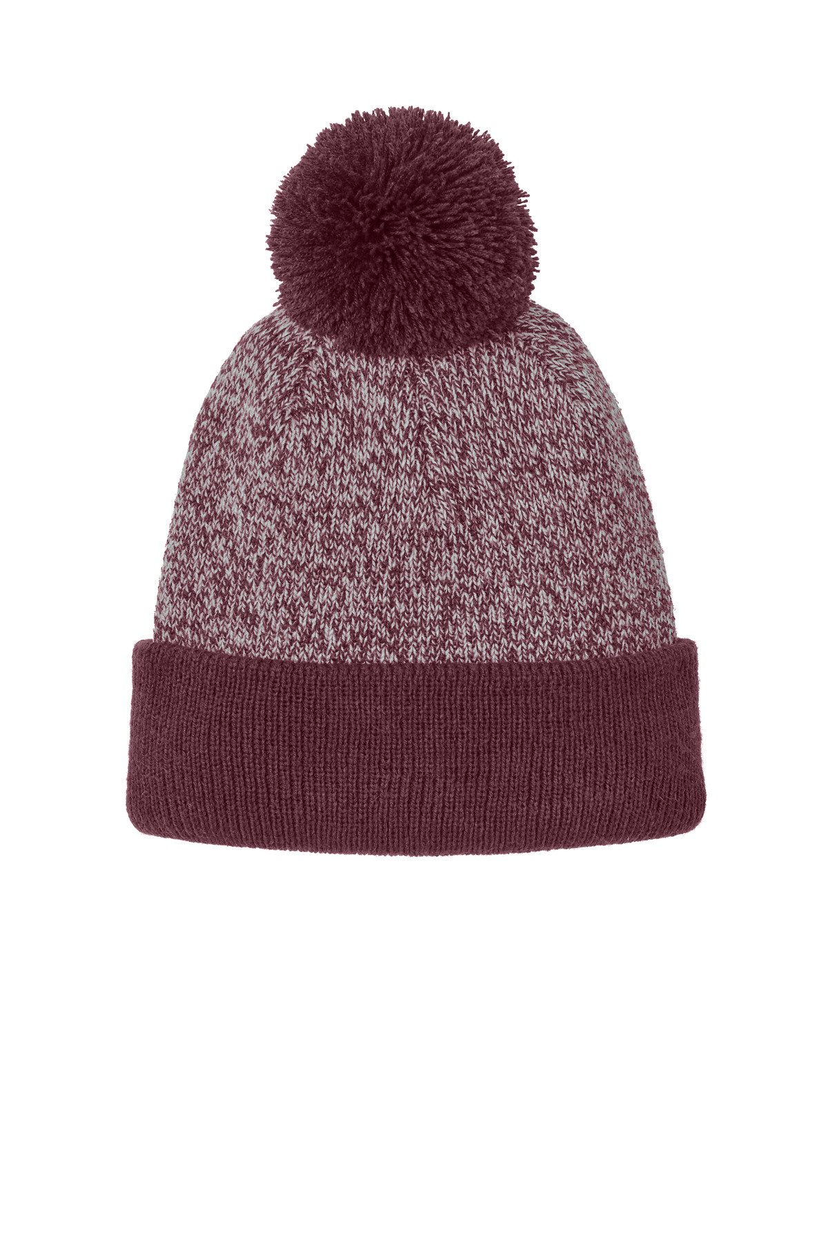 Sport-Tek ® Halftime Heather Pom Beanie STC68 - Image 6