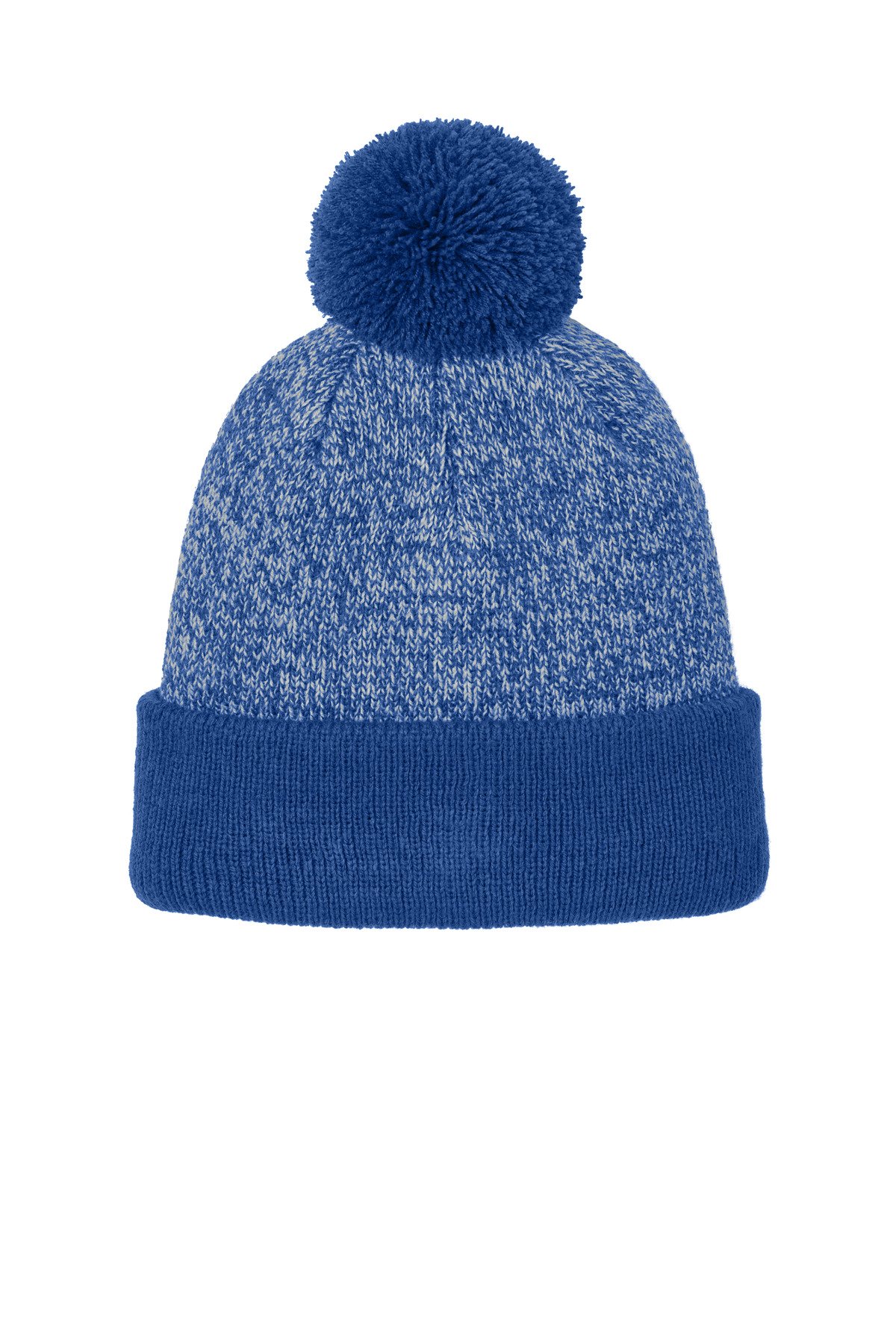 Sport-Tek ® Halftime Heather Pom Beanie STC68 - Image 2