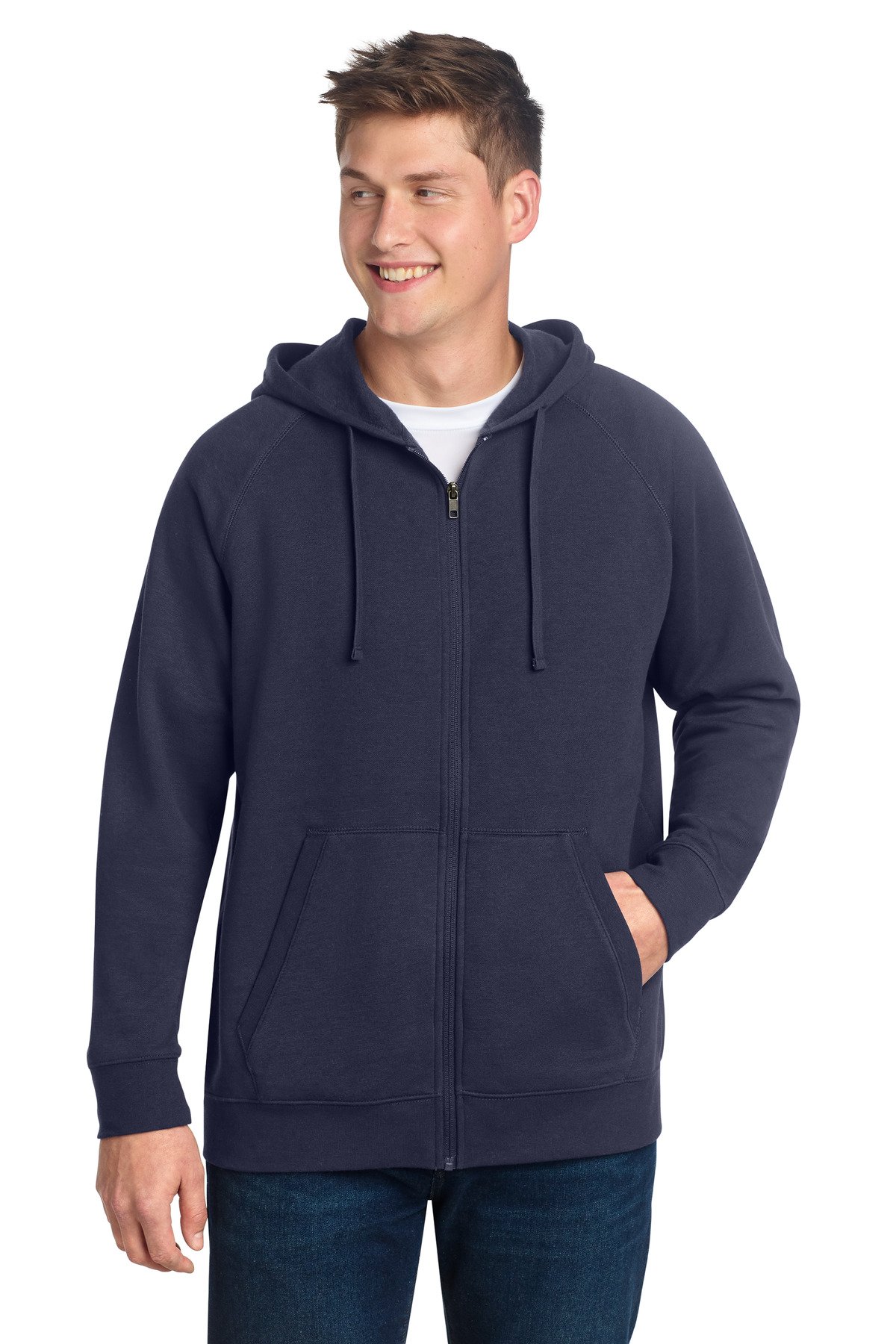 Sport-Tek Drive Fleece Hooded Full-Zip STF201 - Image 3