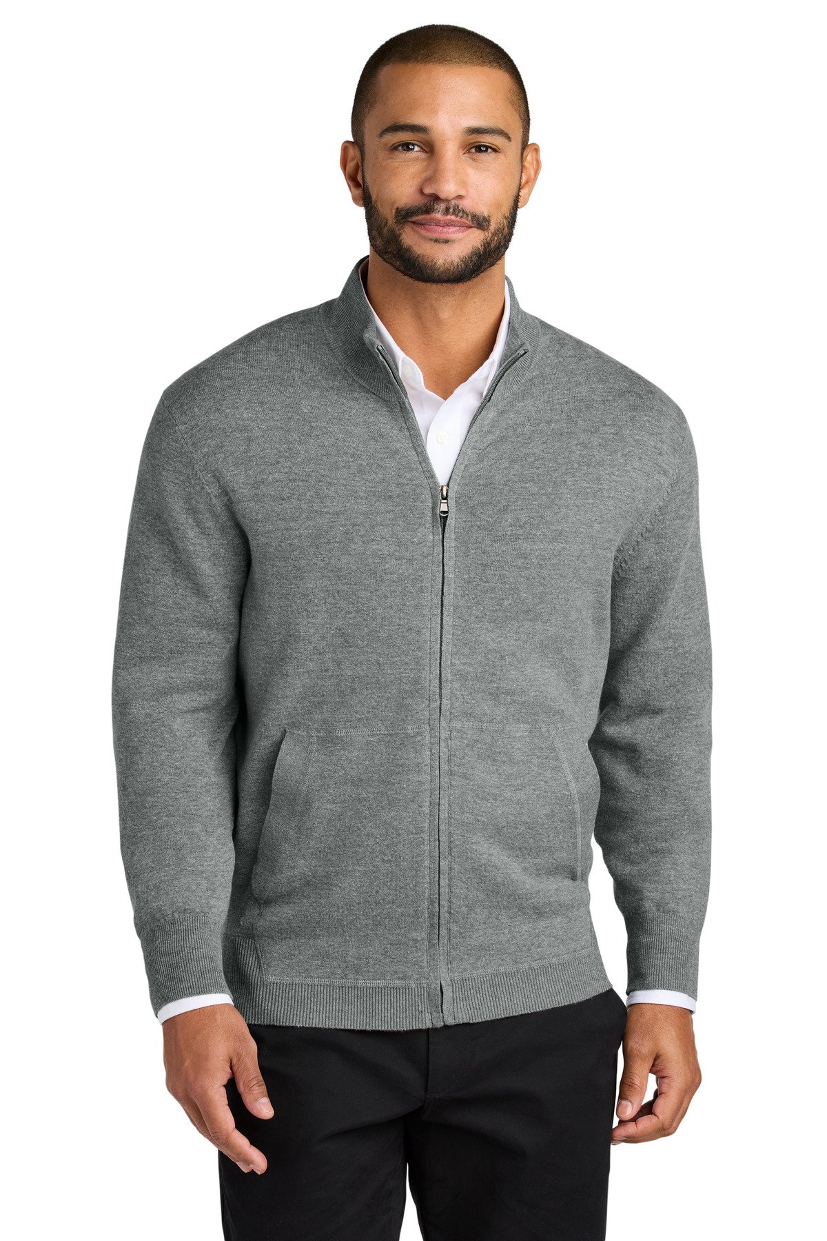 Port Authority ® Easy Care Full-Zip Sweater SW2901 - Image 3