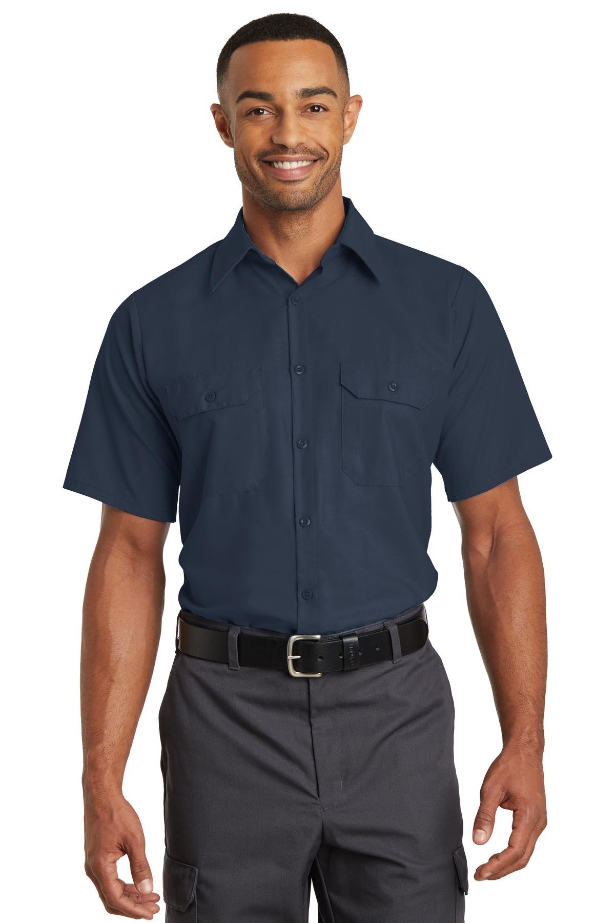 Red Kap ® Short Sleeve Solid Ripstop Shirt. SY60 - Image 3