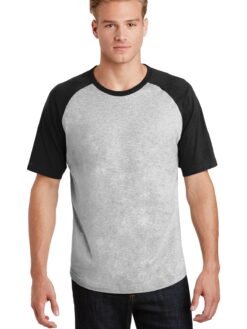 Sport-Tek ® Short Sleeve Colorblock Raglan Jersey. T201