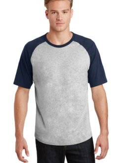 Alternative view of Sport-Tek ®  Short Sleeve Colorblock Raglan Jersey. T201