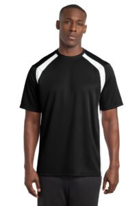 Sport-Tek Dry Zone Colorblock Crew. T478