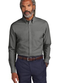 Alternative view of Brooks Brothers ®  Tall Wrinkle-Free Stretch Pinpoint Shirt TBB18000
