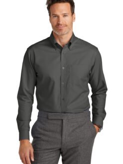 Alternative view of Brooks Brothers ®  Tall Wrinkle-Free Stretch Nailhead Shirt TBB18002