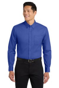 Alternative view of Port Authority ®  Tall Long Sleeve Easy Care Shirt.  TLS608
