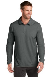 Alternative view of TravisMathew Oceanside Heather Long Sleeve Polo TM1MZ343