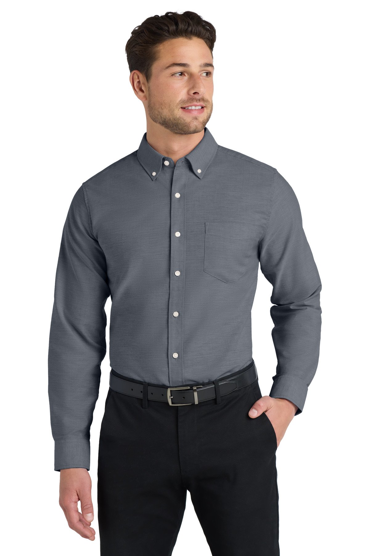 Port Authority ® Tall SuperPro Oxford Shirt. TS658