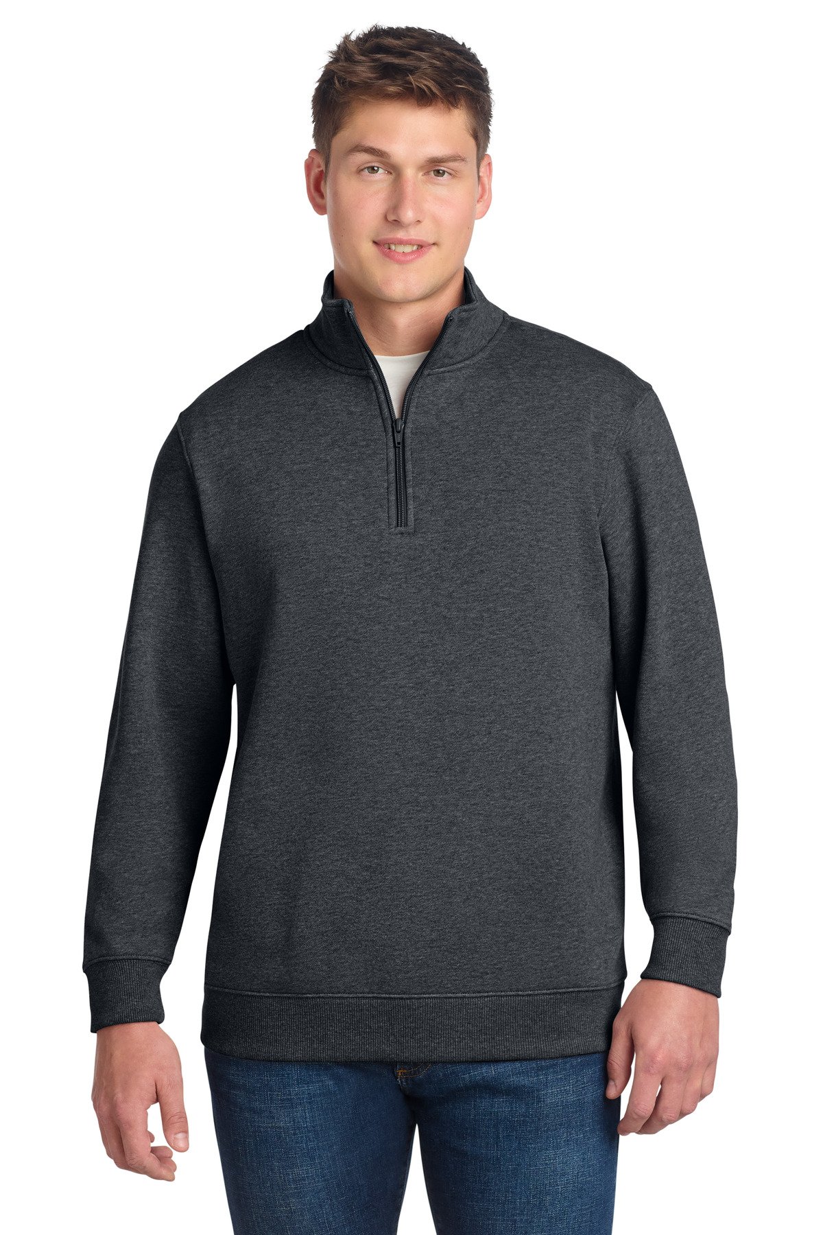 Sport-Tek ® Tall 1/4-Zip Sweatshirt. TST253 - Image 2