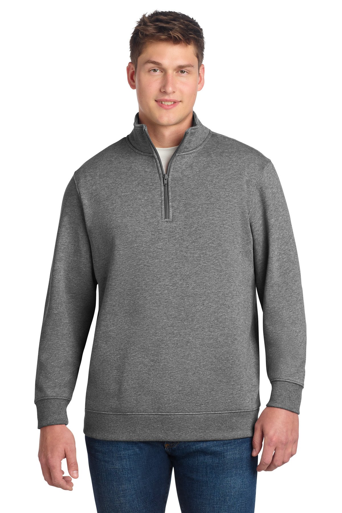 Sport-Tek ® Tall 1/4-Zip Sweatshirt. TST253 - Image 5