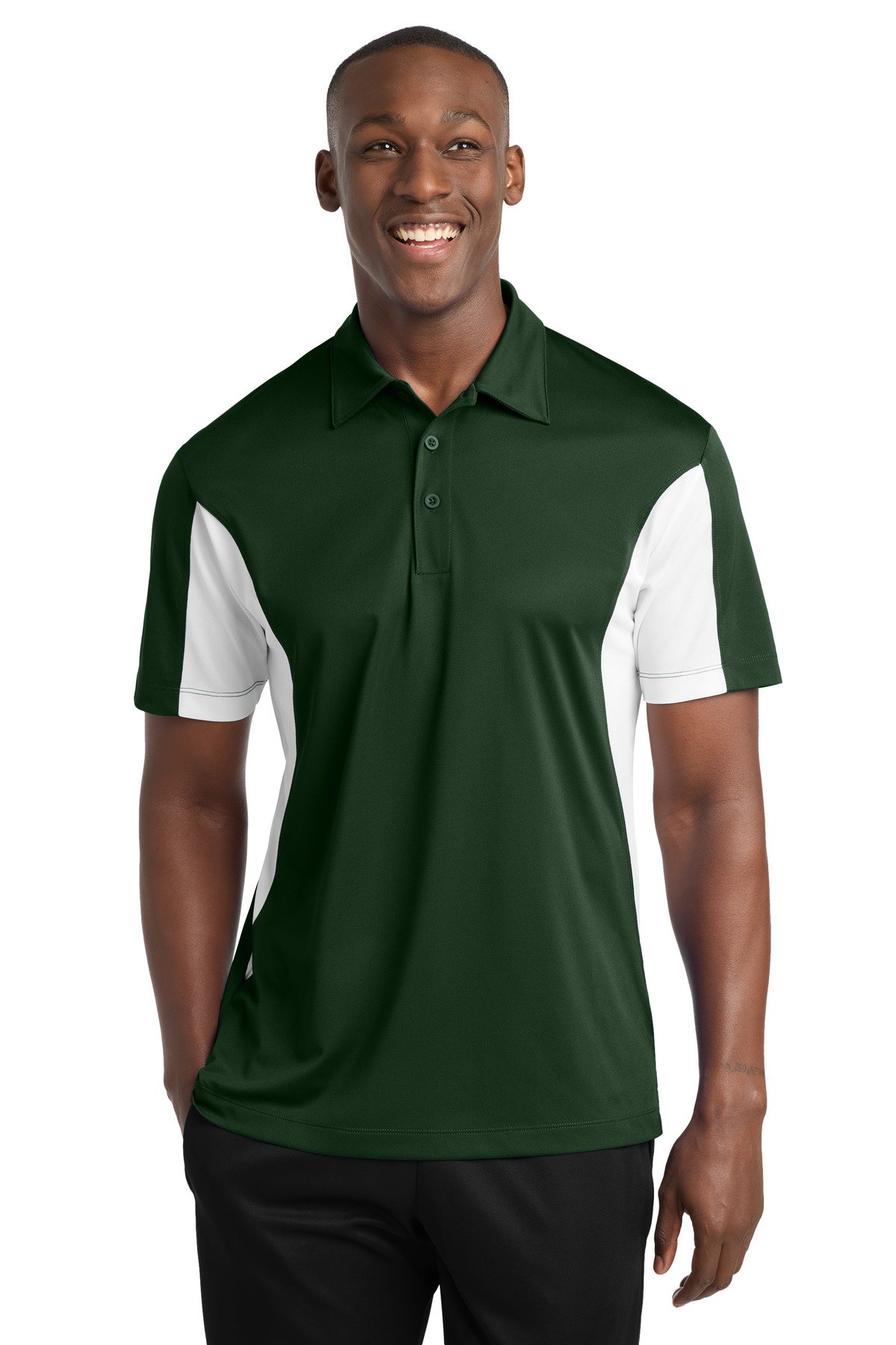 Sport-Tek Tall Side Blocked Micropique Sport-Wick Polo. TST655 - Image 3