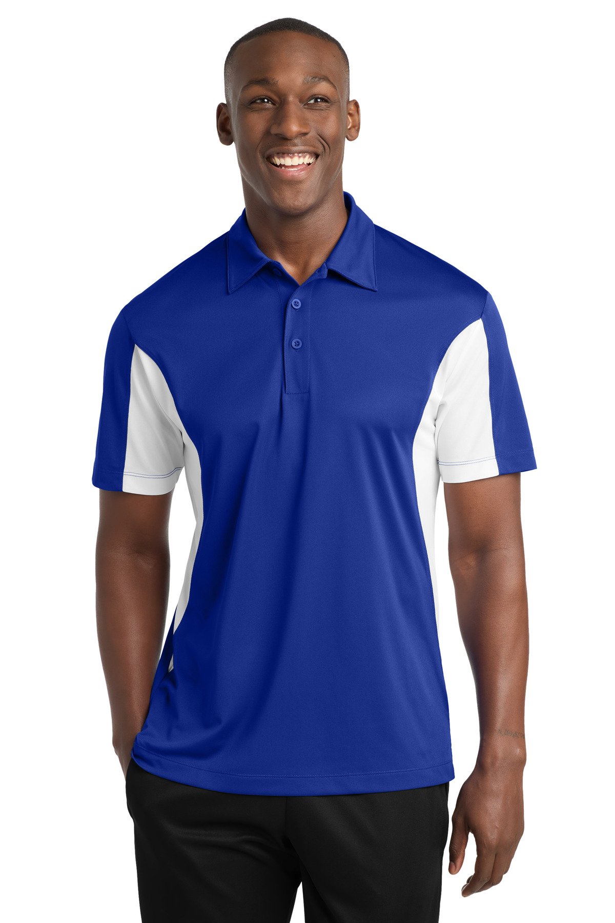 Sport-Tek Tall Side Blocked Micropique Sport-Wick Polo. TST655 - Image 7