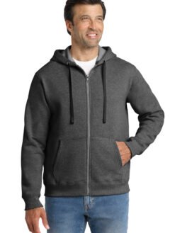 Volunteer Knitwear   Chore Fleece Full-Zip Hoodie VL130ZH