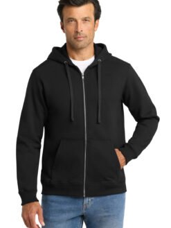 Alternative view of Volunteer Knitwear   Chore Fleece Full-Zip Hoodie VL130ZH
