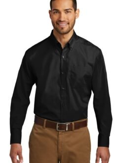 Port Authority ® Long Sleeve Carefree Poplin Shirt. W100