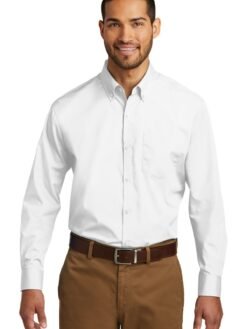 Alternative view of Port Authority ®  Long Sleeve Carefree Poplin Shirt. W100