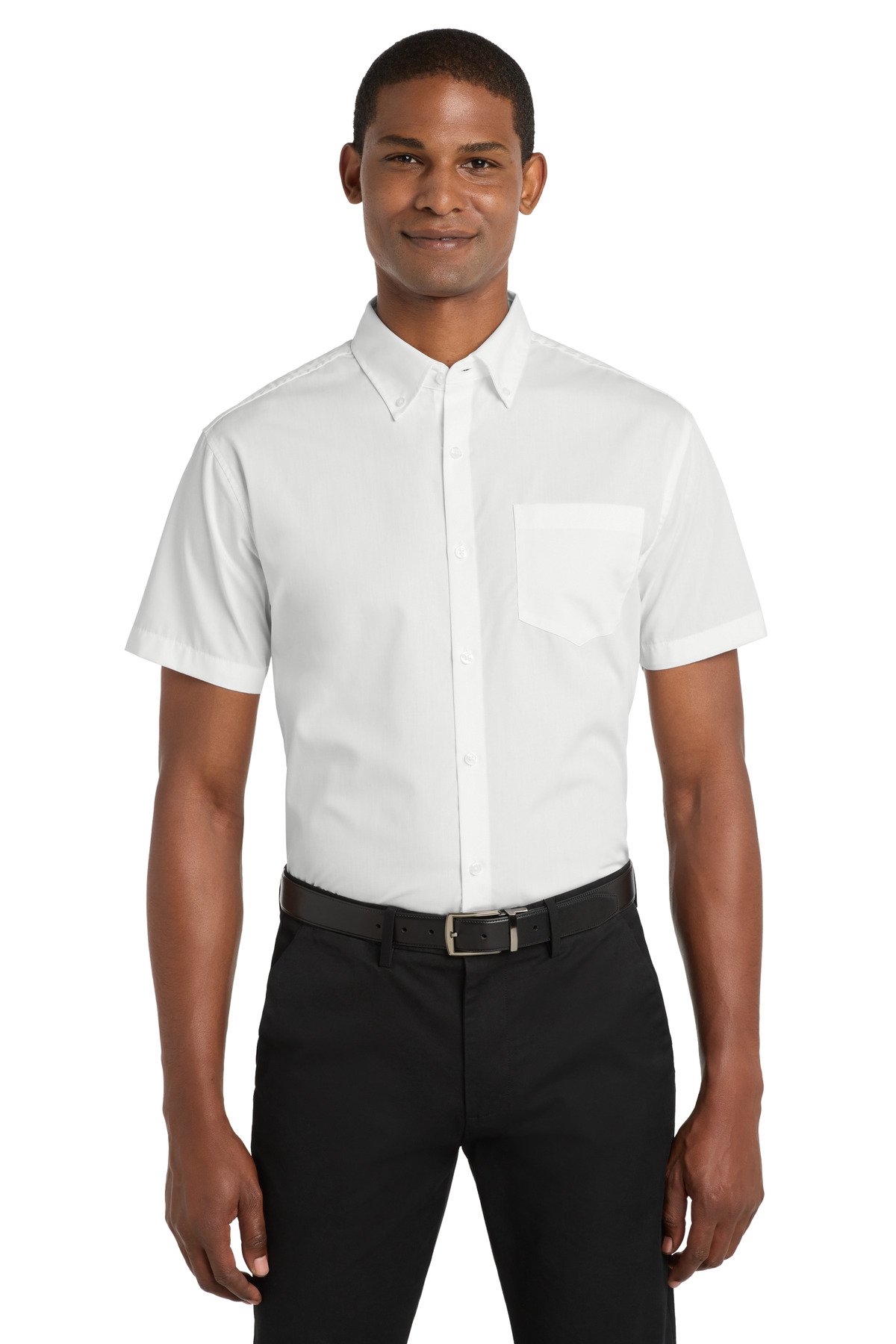 Port Authority ® Short Sleeve Carefree Poplin Shirt. W101 - Image 5