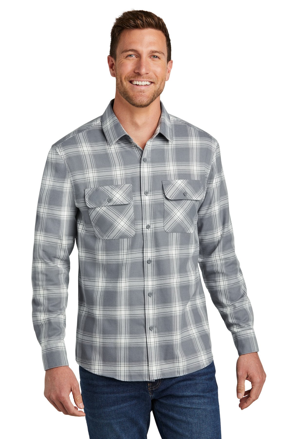 Port Authority ® Plaid Flannel Shirt. W668 - Image 7