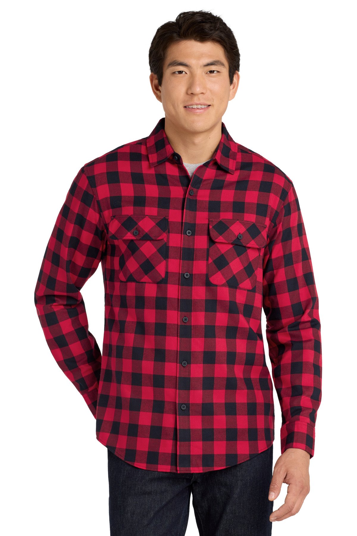 Port Authority ® Plaid Flannel Shirt. W668 - Image 8