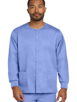 Alternative view of Wink ®  Unisex WorkFlex Snap-Front Scrub Jacket WW3080