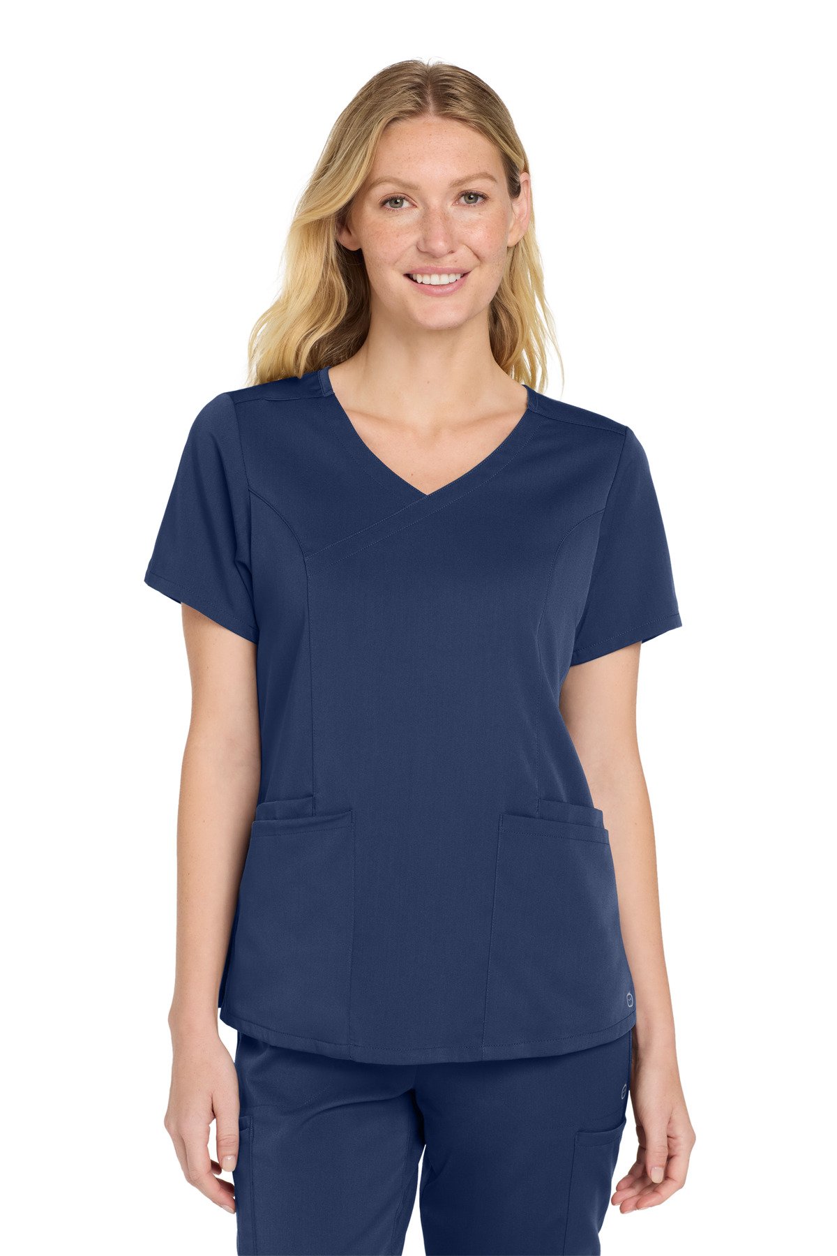 Wink ® Women's Premiere Flex Mock Wrap Top WW4268 - Image 3
