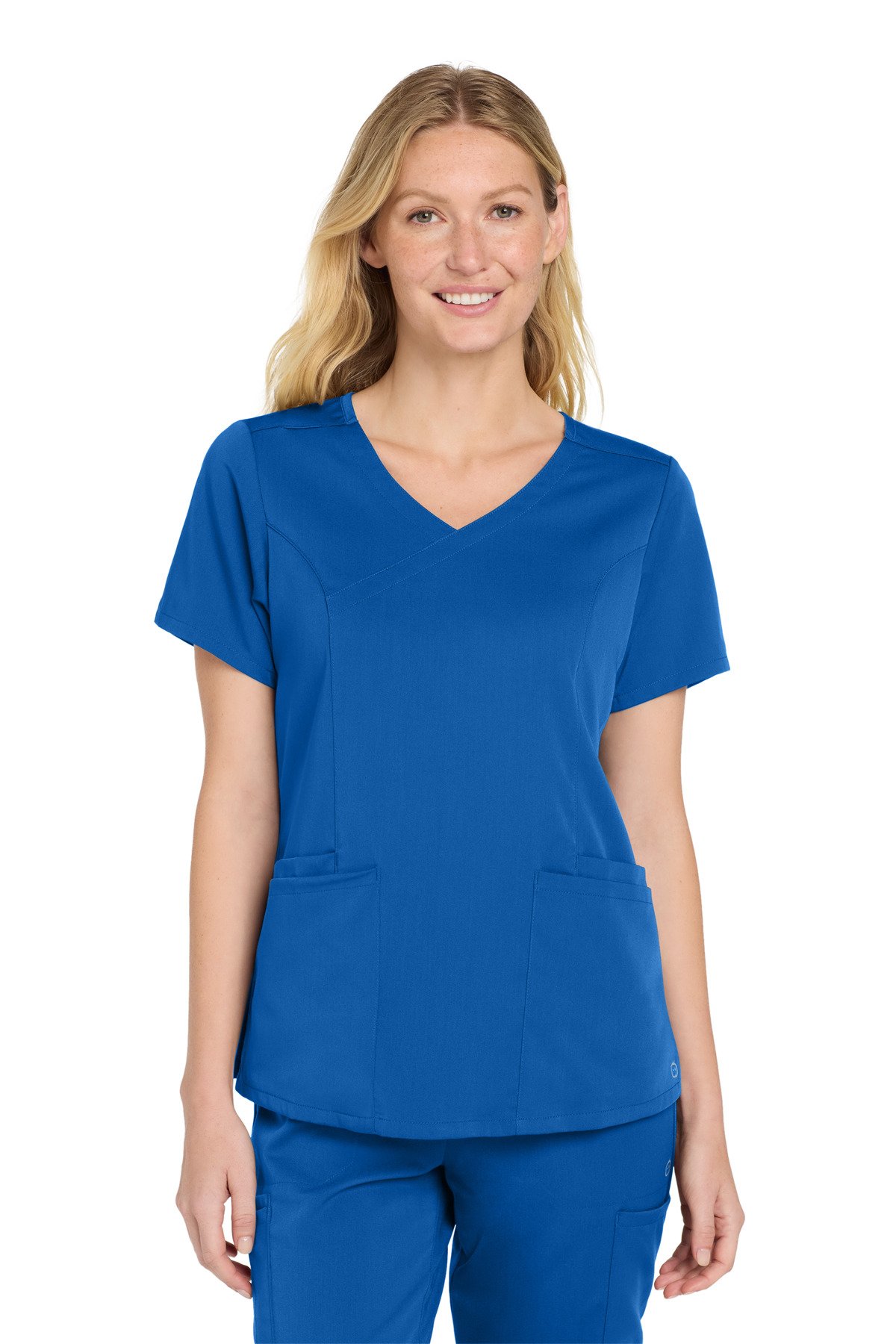 Wink ® Women's Premiere Flex Mock Wrap Top WW4268 - Image 5