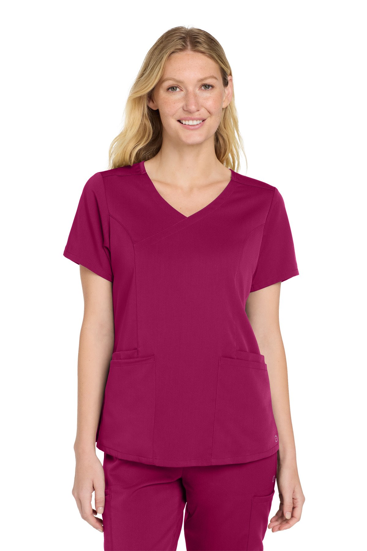 Wink ® Women's Premiere Flex Mock Wrap Top WW4268 - Image 8