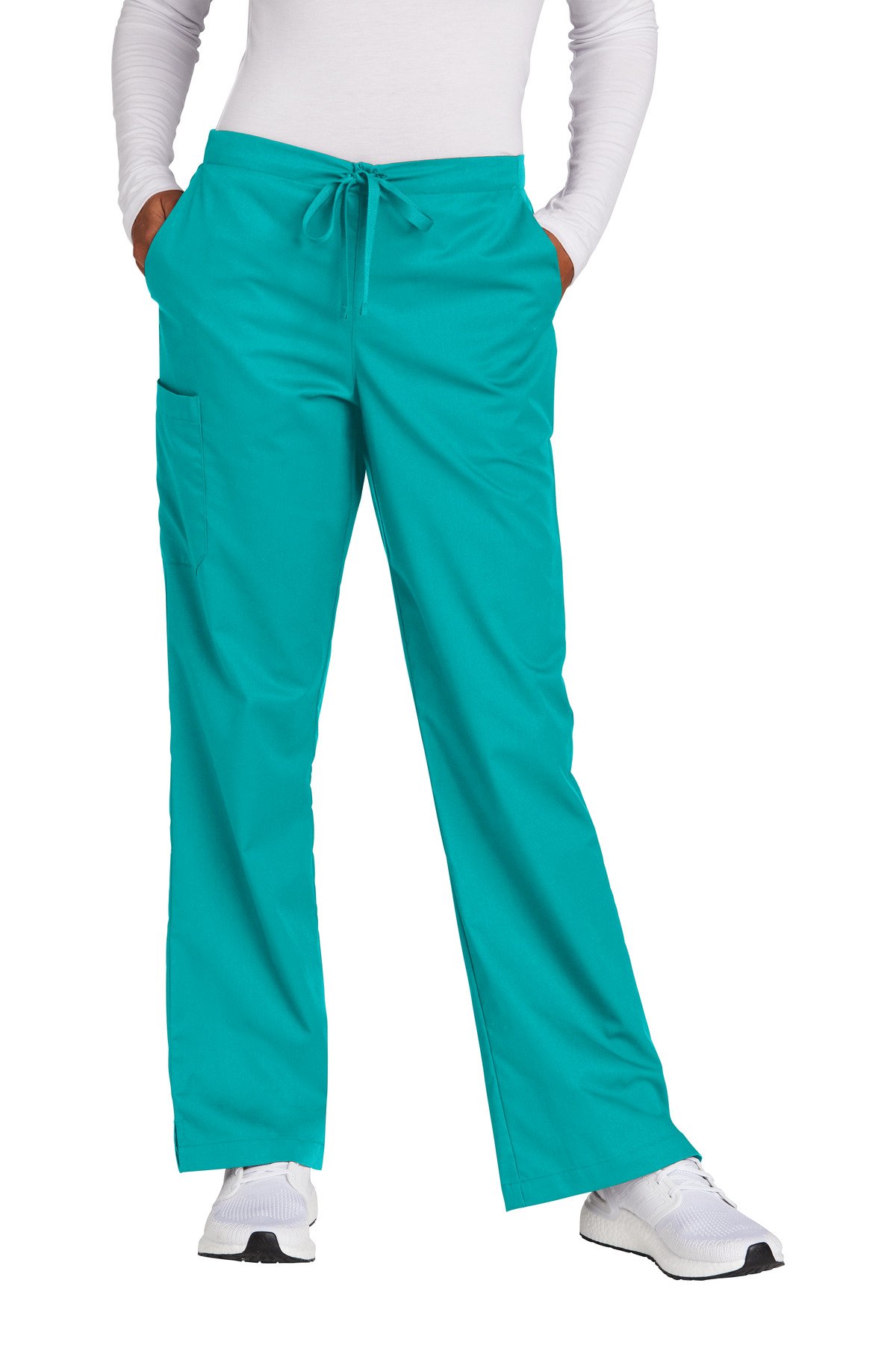 Wink ® Women's Petite WorkFlex Flare Leg Cargo Pant WW4750P - Image 6